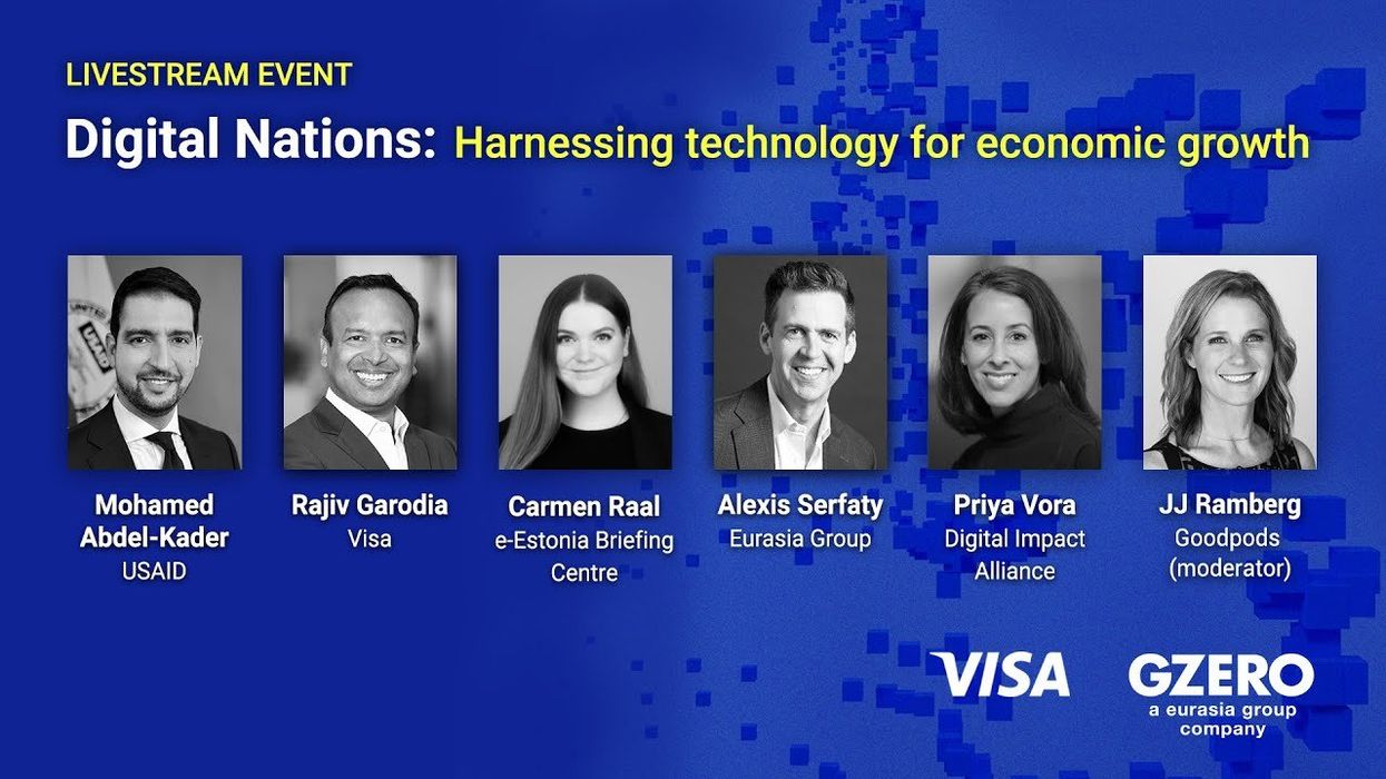 Digital Nations: Harnessing technology for economic growth | images of the event speakers