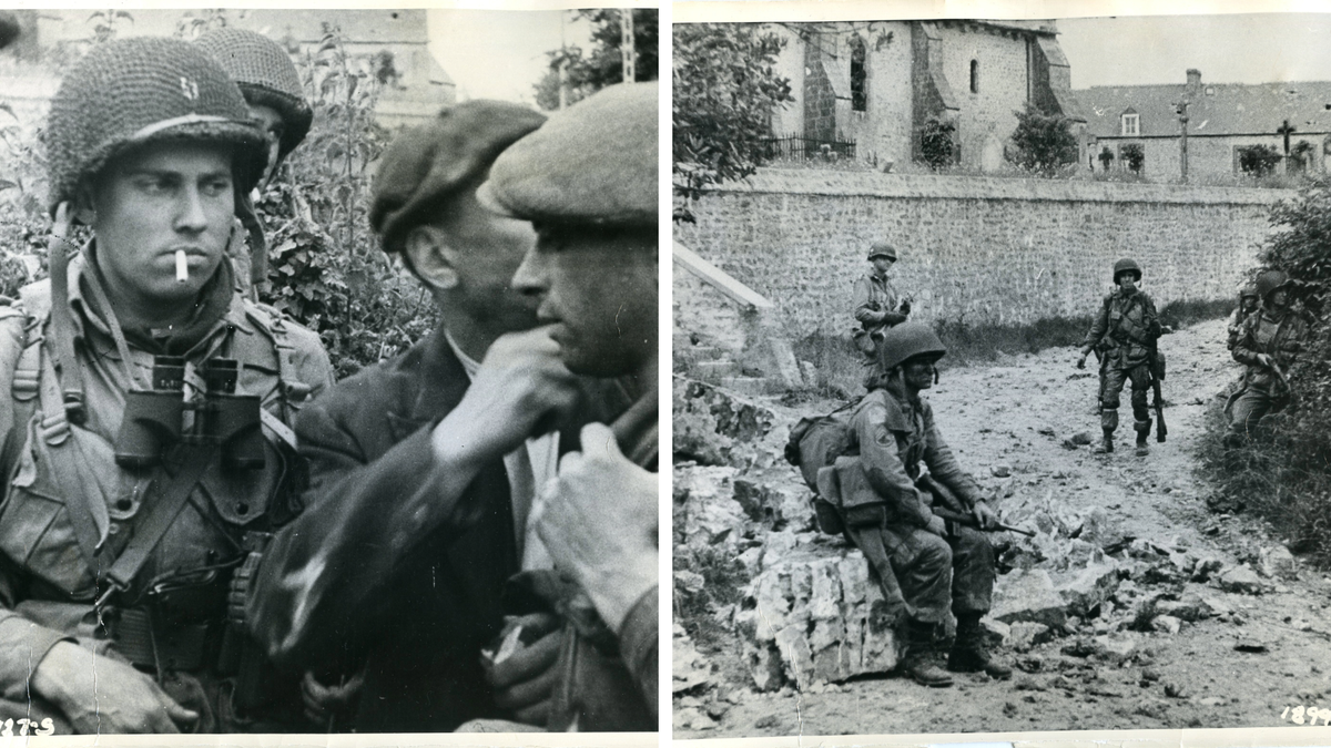 Diptych of soldiers in the field