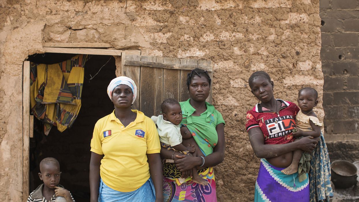 Displaced families from the north of Burkina Faso