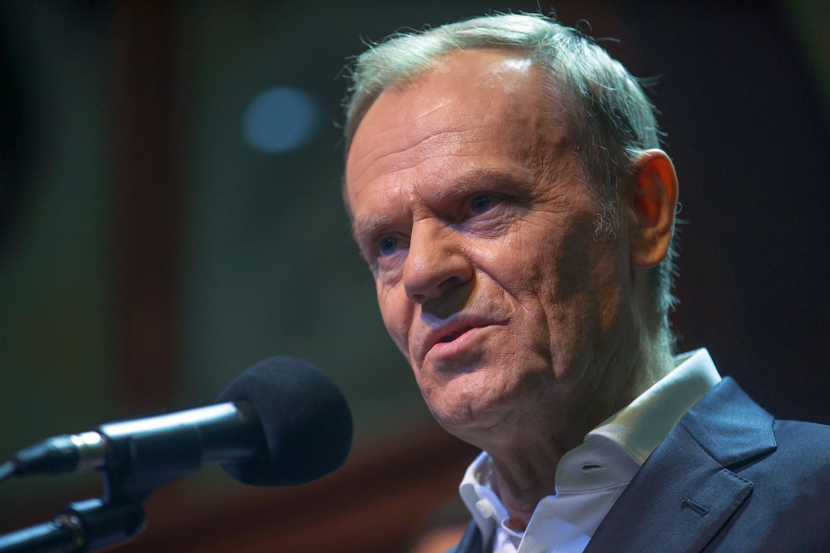 ​Donald Tusk, the chairman of the Civic Platform (PO)  party.