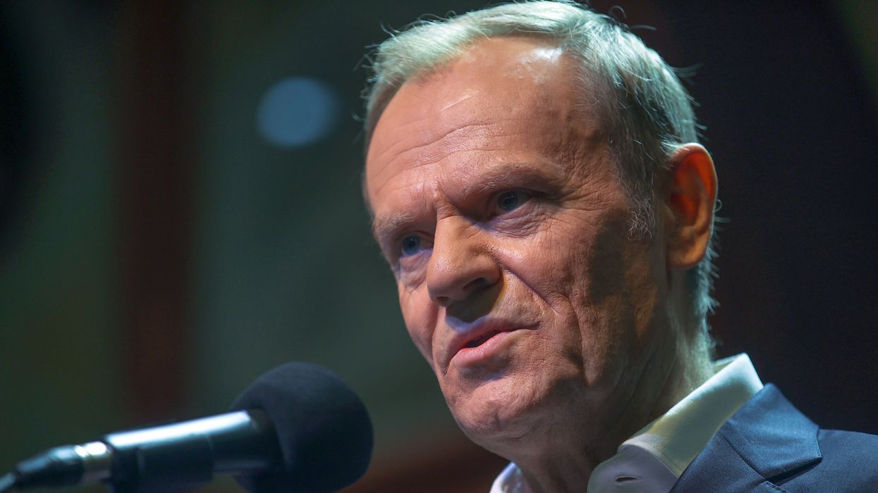 Donald Tusk, the chairman of the Civic Platform (PO) party.