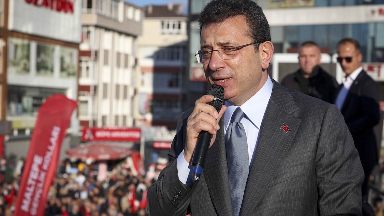 Ekrem Imamoglu, from Republican People's Party, is seen as one of Turkish President Recep Tayyip Erdogan's strongest political rivals.