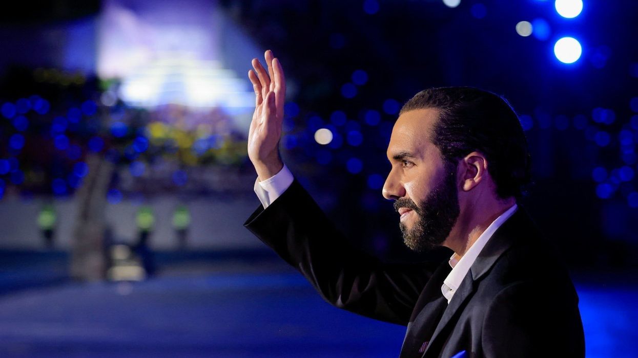 El Salvador's President Nayib Bukele registers his candidacy to seek reelection in 2024.