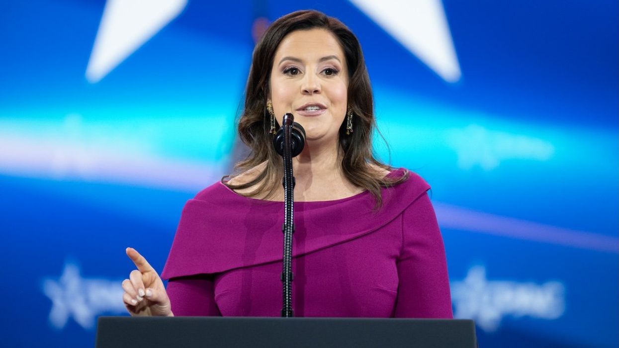 Elise Stefanik speaking at the Conservative Political Action Conference on February 22, 2025.