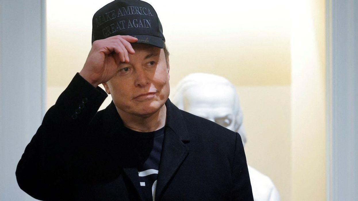 Elon Musk speaks during the first Cabinet meeting hosted by President Donald Trump at the White House on Feb. 26, 2025.