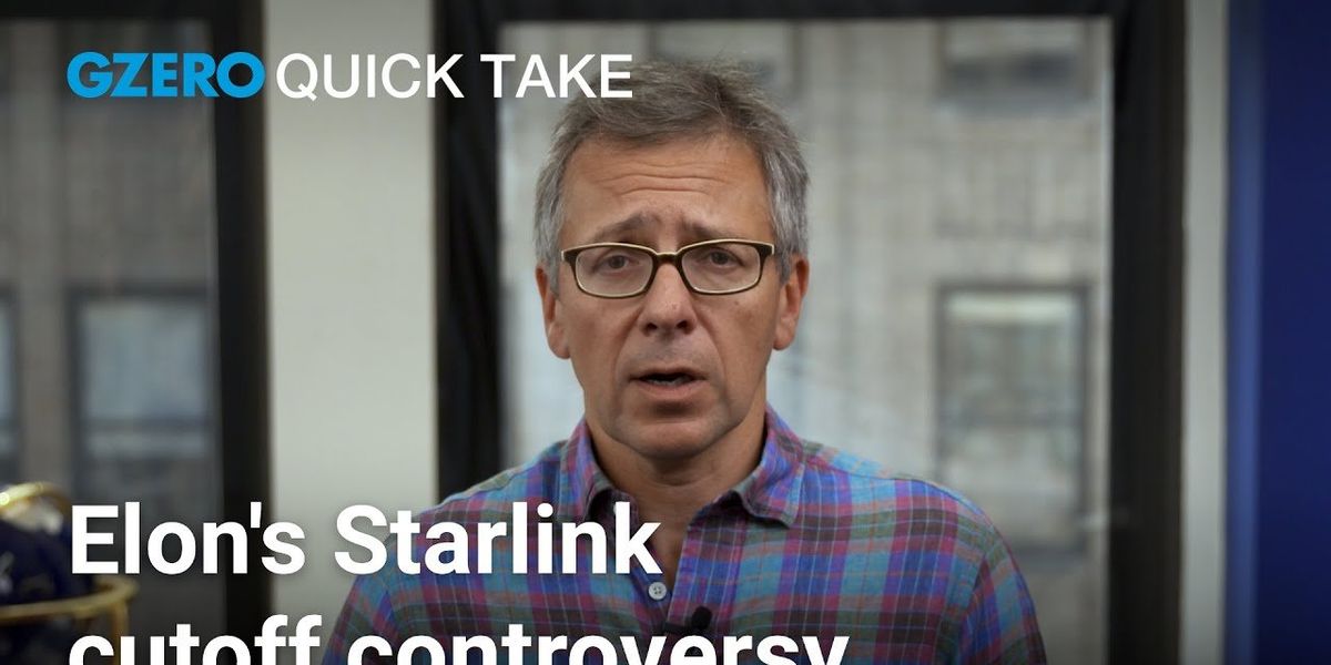 Elon Musk's Starlink cutoff controversy