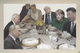 World leaders sit around the Thanksgiving table