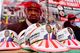 Electoral merchandise of Ugandan opposition presidential candidate Bobi Wine. Reuters
