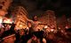Anti-government protesters celebrate inside Tahrir Square after the announcement of Egyptian President Hosni Mubarak's resignation in Cairo, Egypt, February 11, 2011.