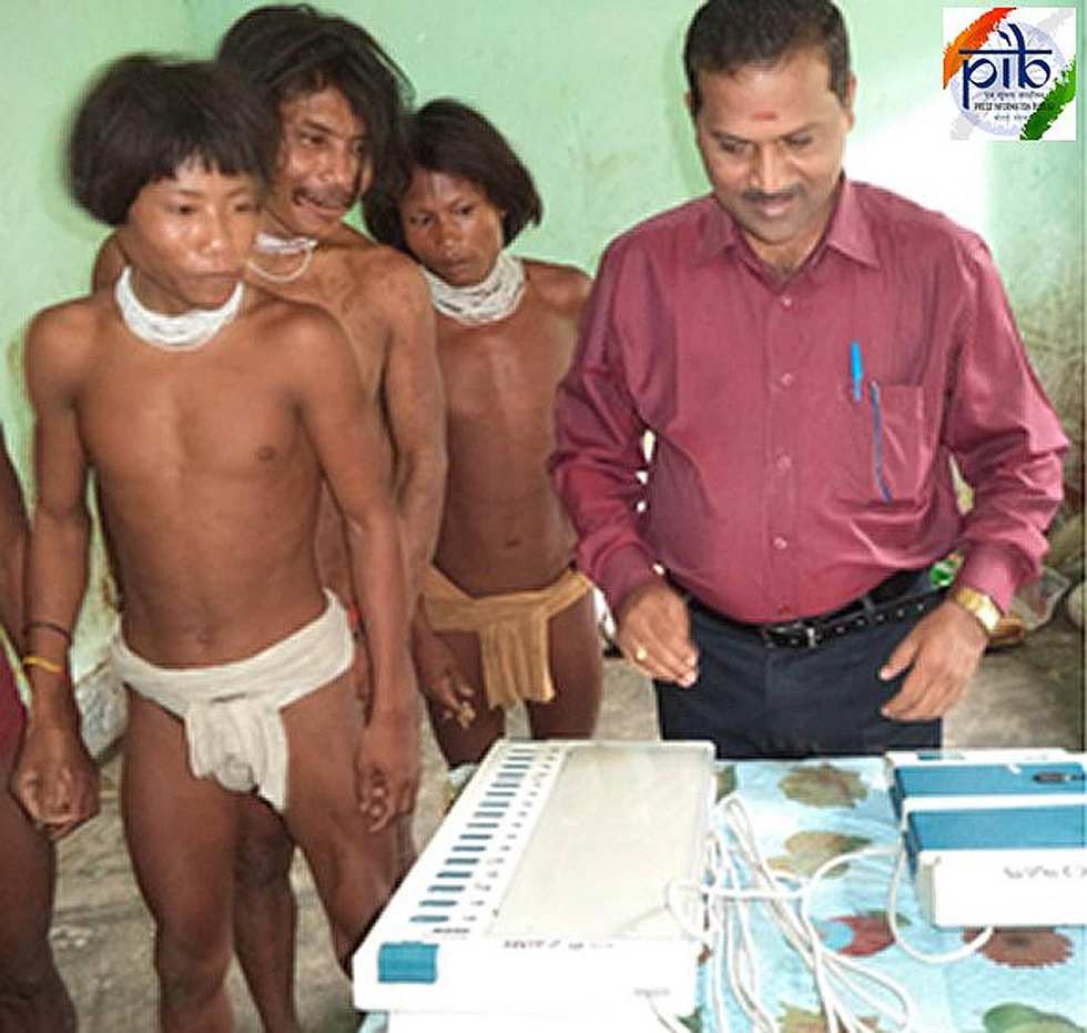 Island tribes snub India's efforts to get them to vote