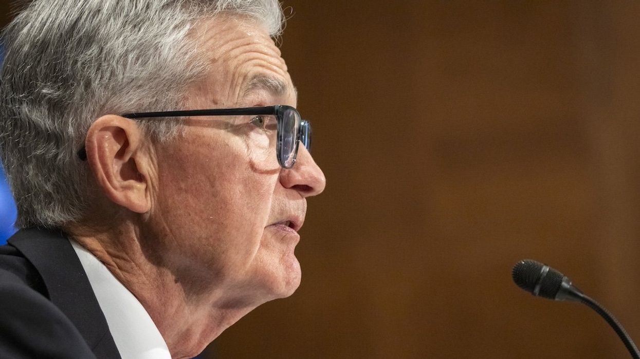 Federal Reserve Chair Jerome Powell testifies to the Senate Banking Committee in Washington, DC.