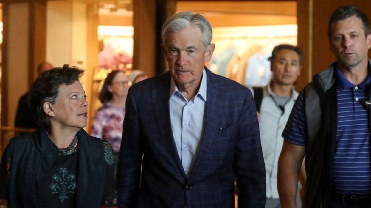 Federal Reserve Chairman Jerome Powell attends the Federal Reserve Bank of Kansas City's 2025 Jackson Hole economic symposium, "Labor Markets in Transition: Demographics, Productivity, and Macroeconomic Policy" in Jackson Hole, Wyoming, U.S., August 21, 2025.