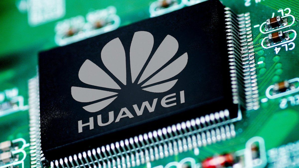 --FILE--A chip of Huawei is seen in Ji'nan city, east China's Shandong province, 20 April 2018.