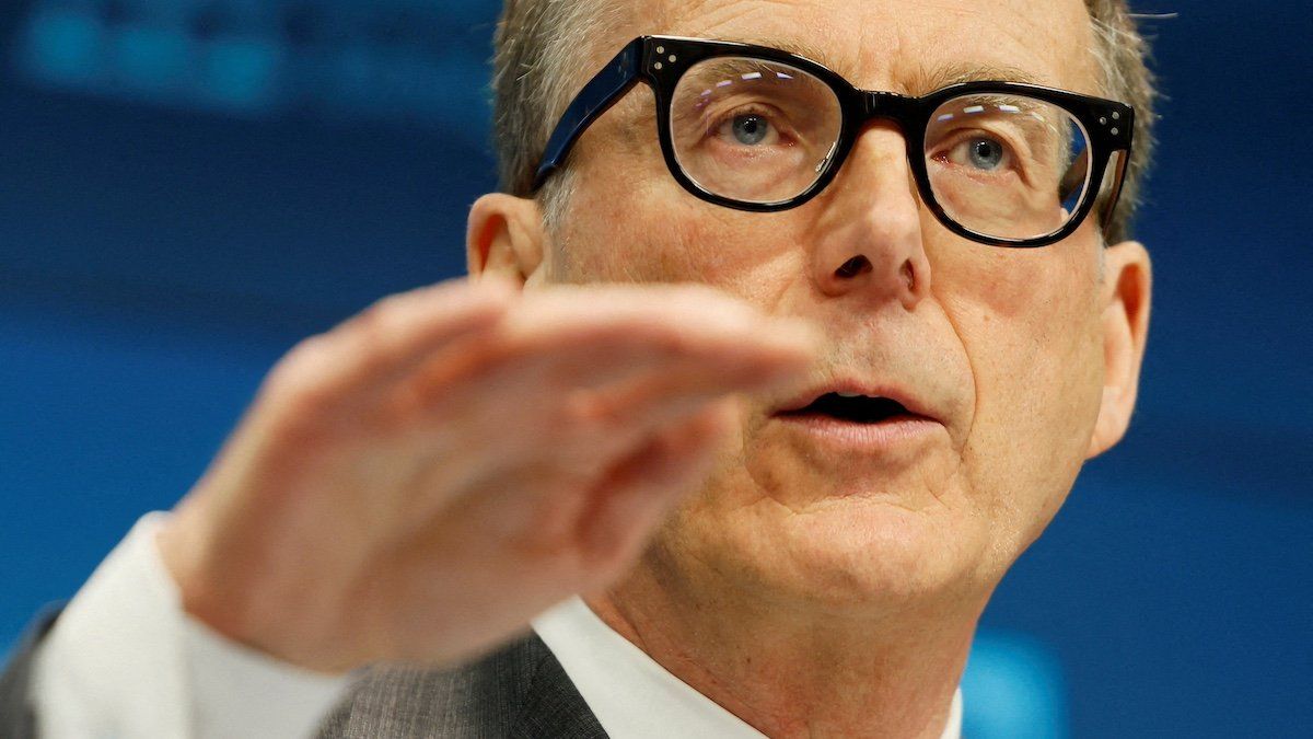 FILE PHOTO: Bank of Canada Governor Tiff Macklem takes part in a news conference after announcing an interest rate decision in Ottawa, Ontario, Canada April 12, 2023. 