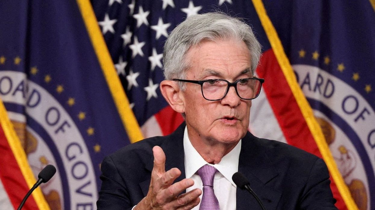 FILE PHOTO: Federal Reserve Chair Jerome Powell holds a press conference following a two-day meeting of the Federal Open Market Committee on interest rate policy in Washington, U.S., September 18, 2024.