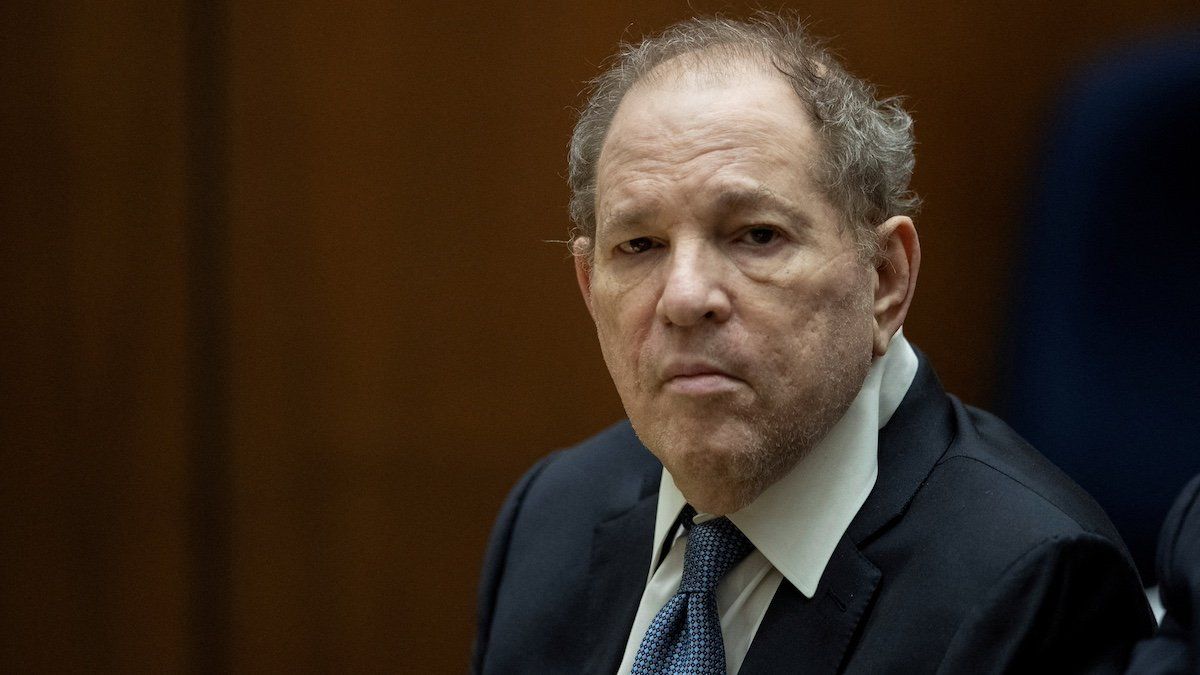 FILE PHOTO: Former film producer Harvey Weinstein appears in court at the Clara Shortridge Foltz Criminal Justice Center in Los Angeles, California, USA, 04 October 2022. Harvey Weinstein was extradited from New York to Los Angeles to face sex-related charges. 
