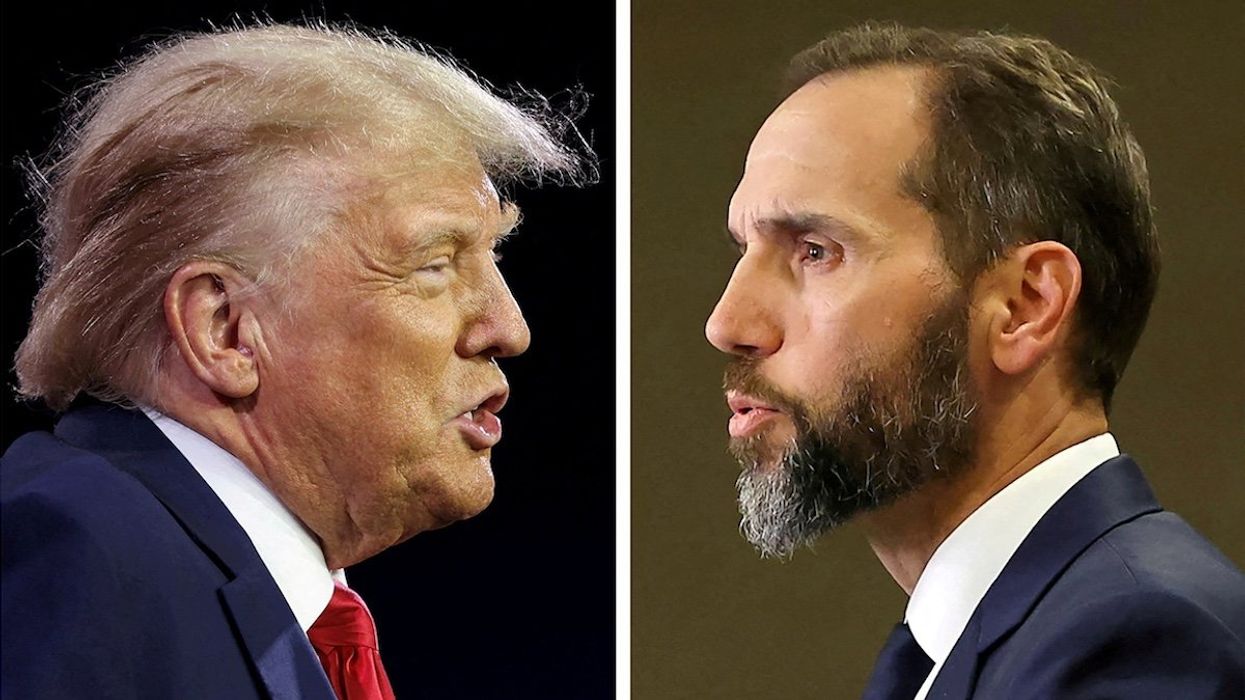 FILE PHOTO: Former U.S. President Donald Trump and Special Counsel Jack Smith are seen in a combination of file photos in Washington, U.S., in 2023.