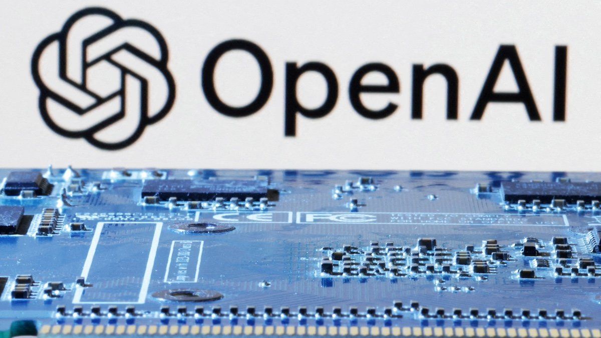 FILE PHOTO: OpenAI logo is seen near computer motherboard in this illustration taken January 8, 2024. 