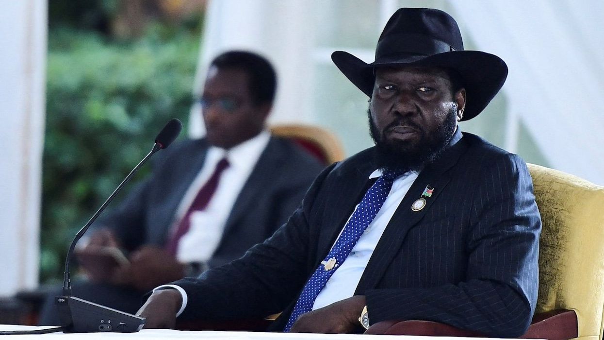 File Photo: South Sudan's President Salva Kiir Mayardit attends the Intergovernmental Authority on Development (IGAD) 42nd Extraordinary Session, at the State House in Entebbe, Uganda January 18, 2024.