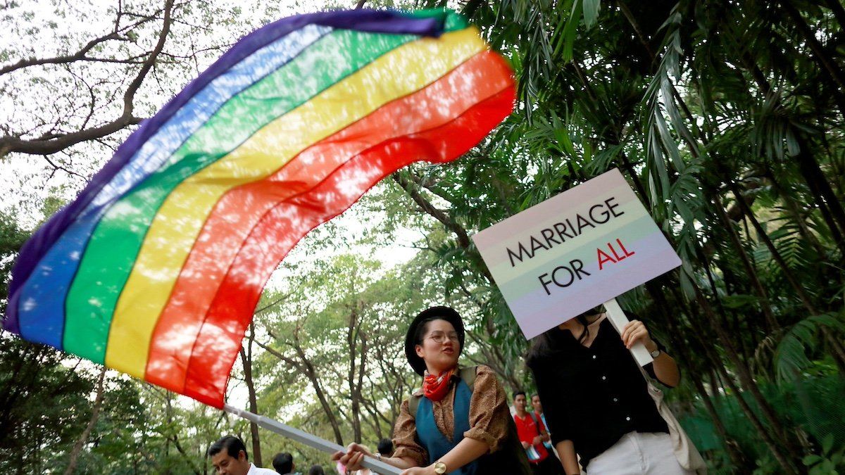 ​FILE PHOTO: Thai LGBT community participates in Gay Freedom Day Parade in Bangkok, Thailand November 29, 2018. 