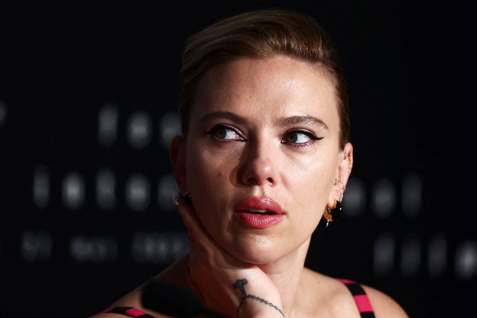 FILE PHOTO: The 76th Cannes Film Festival - Press conference for the film "Asteroid City" in competition - Cannes, France, May 24, 2023. Cast member Scarlett Johansson attends.