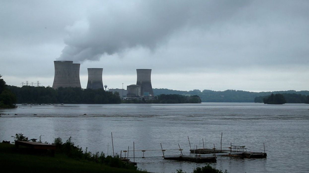 FILE PHOTO: The Three Mile Island Nuclear power plant is pictured from Royalton, Pennsylvania, U.S. May 30, 2017.