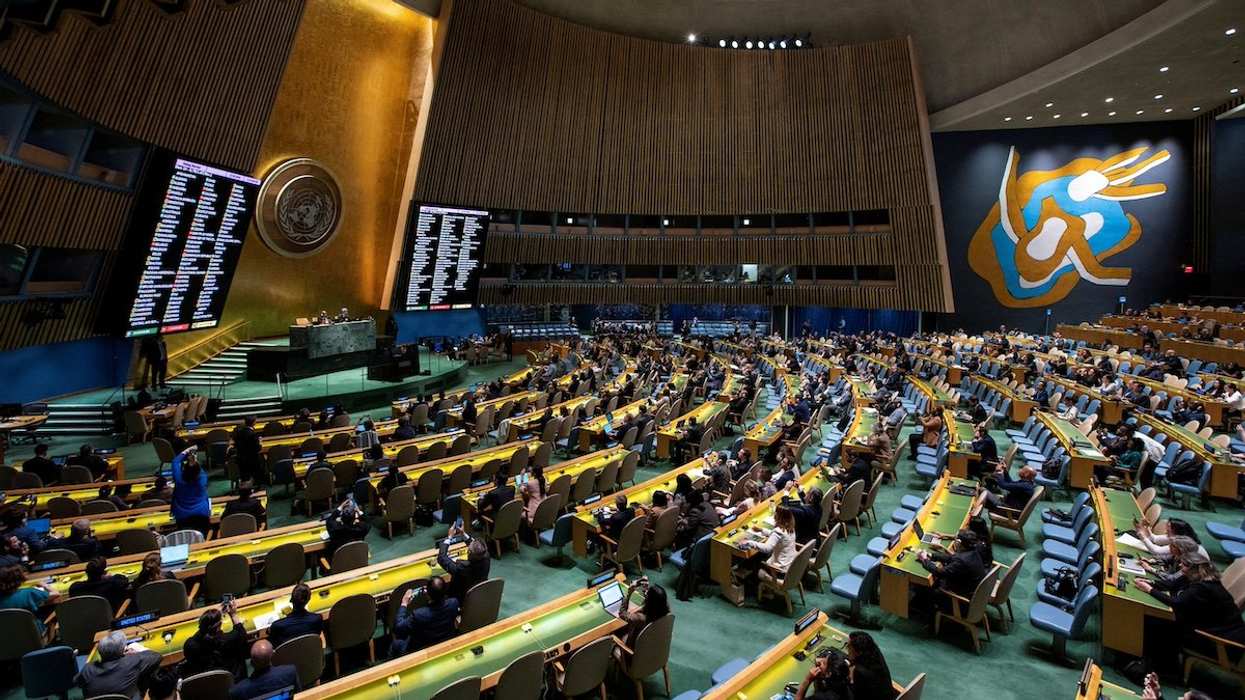 FILE PHOTO: UN General Assembly votes at the United Nations Headquarters in New York City, U.S. May 23, 2024.