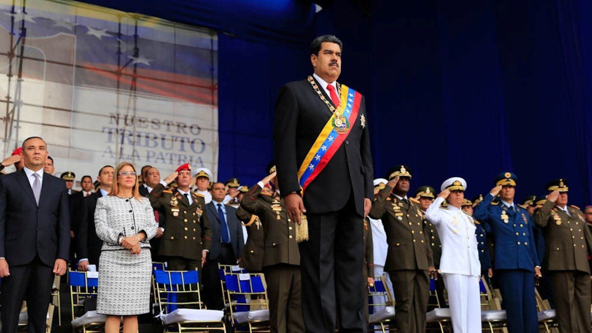 ​FILE PHOTO: Venezuela's President Nicolas Maduro attends to a military event in Caracas, Venezuela August 4, 2018. 