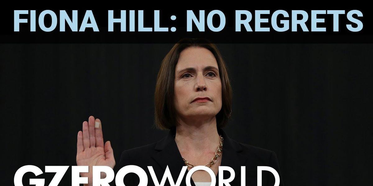 Fiona Hill doesn’t regret her role in the Trump White House
