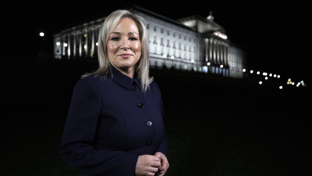 ​First Minister Michelle O'Neill during an interview with PA Media, on the day Ms O’Neill became Northern Ireland's first nationalist First Minister. Saturday February 3, 2024