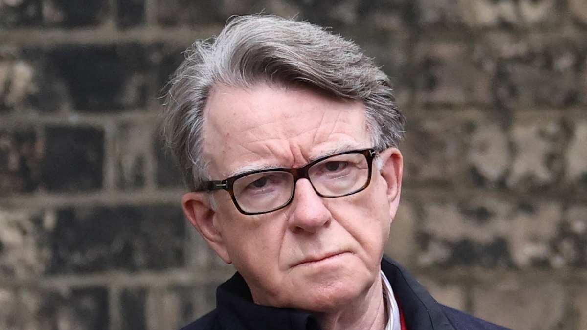 Former British ambassador to the U.S. Peter Mandelson leaves his residence after he was released following his arrest by London police on Monday on suspicion of misconduct in public office, following the release of U.S. Justice Department files linked to the late financier and convicted sex offender Jeffrey Epstein, in London, Britain, February 26, 2026. 