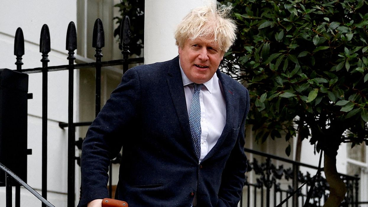 Former British Prime Minister Boris Johnson.