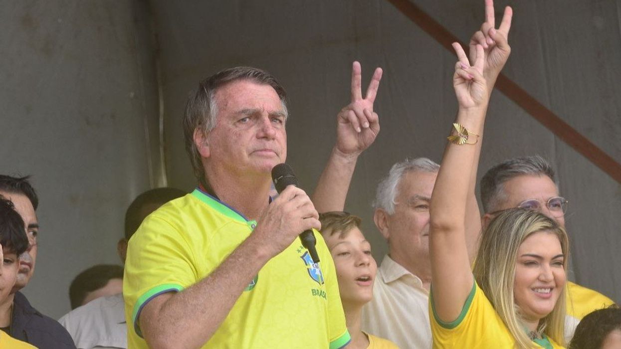 Former president Jair Messias Bolsonaro is inaugurating Route 22 in eight cities in Rio Grande do Norte, starting with the cities of Extremoz, Natal, Parnamirim, and Mossoro, in Natal, Brazil, on August 16, 2024.