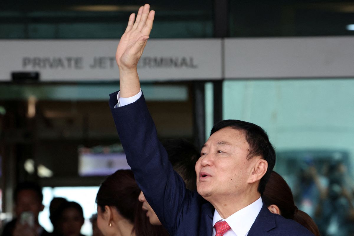 ​ Former Thai Prime Minister Thaksin Shinawatra.