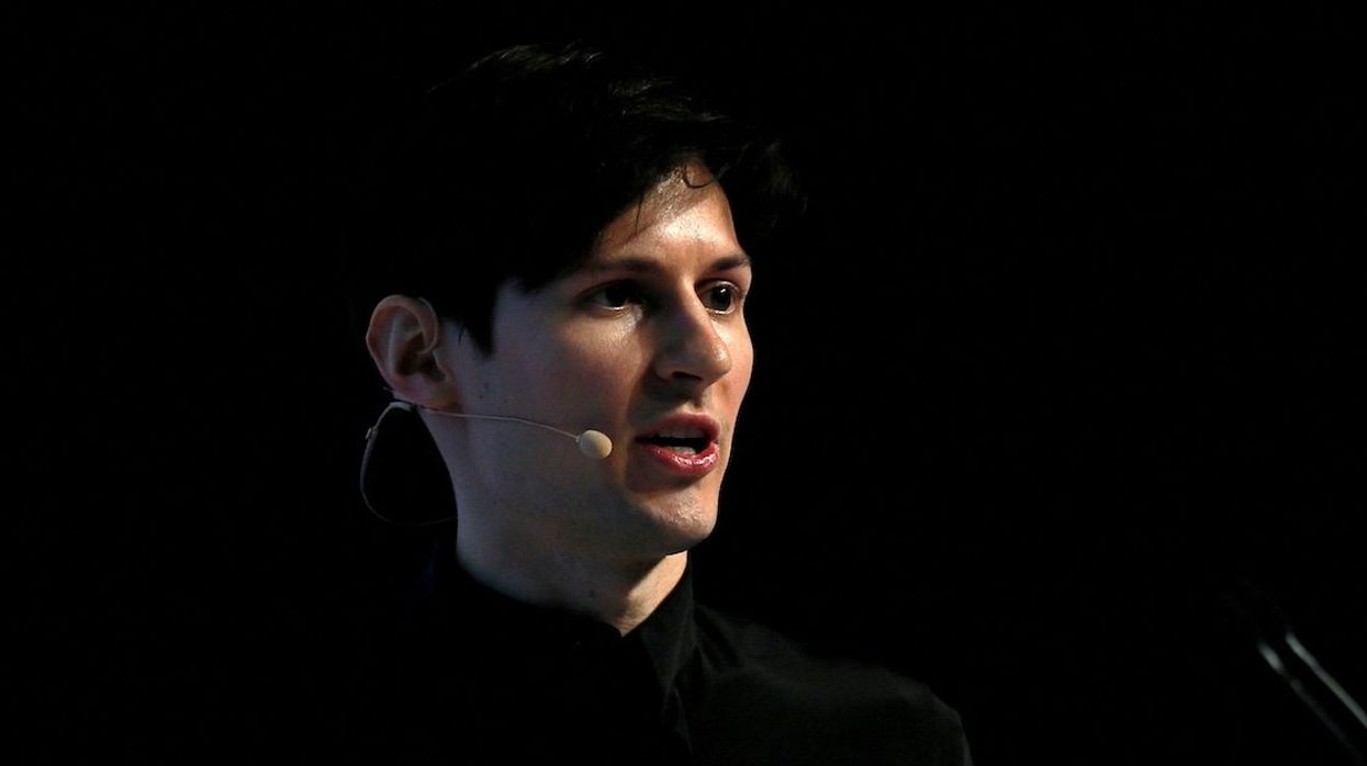 Founder and CEO of Telegram Pavel Durov delivers a keynote speech during the Mobile World Congress in Barcelona, Spain, on Feb. 23, 2016.