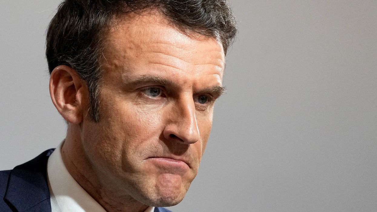 French President Emmanuel Macron.