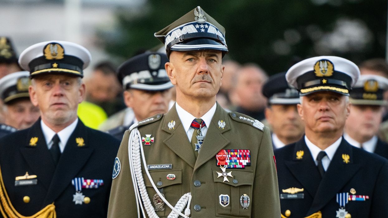 General of the Polish Army, Chief of the General Staff of the Polish Army - Rajmund Andrzejczak seen during the 84th anniversary of the outbreak of World War II in Westerplatte.