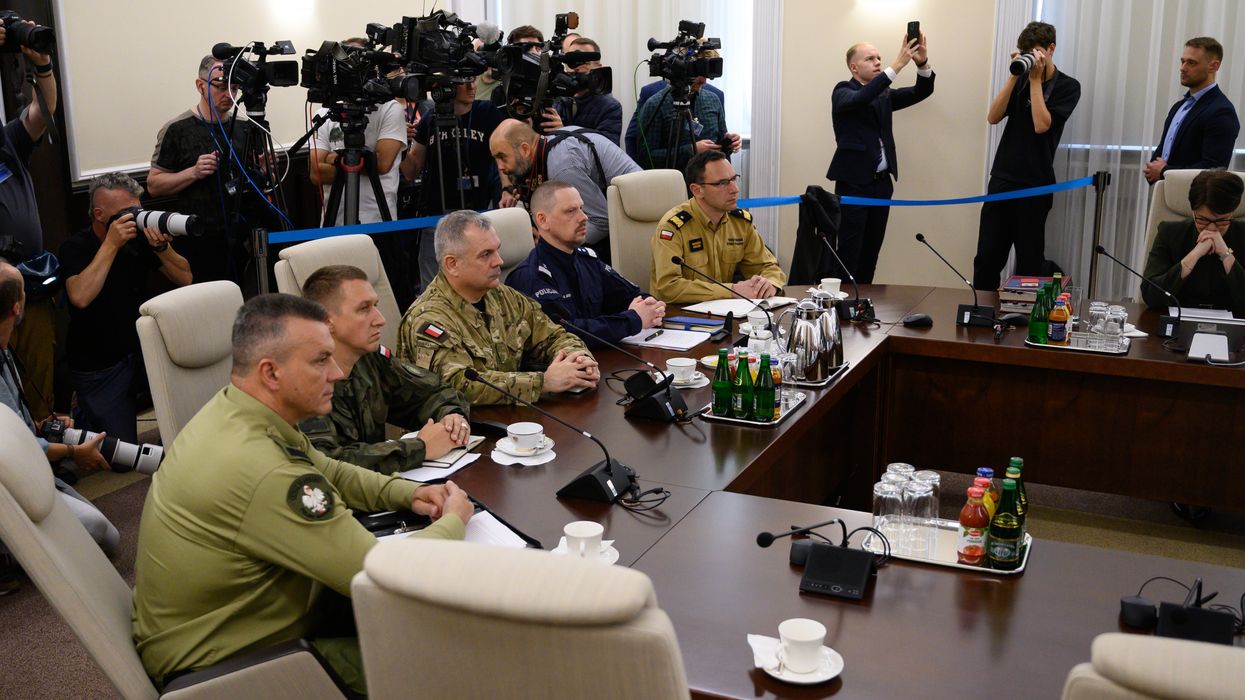 General Wieslaw Kukula, chief of the General Staff of the Polish Armed Forces, takes part in an extraordinary government cabinet meeting at the Chancellery of the Prime Minister, following violations of Polish airspace during a Russian attack on Ukraine in Warsaw, Poland, on September 10, 2025.