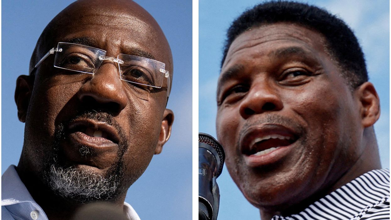Georgia votes: Democratic candidate U.S. Senator Raphael Warnock and Republican U.S. Senate candidate Herschel Walker