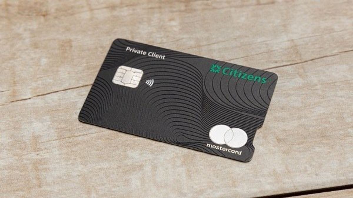 Graphic of a Citizens mastercard