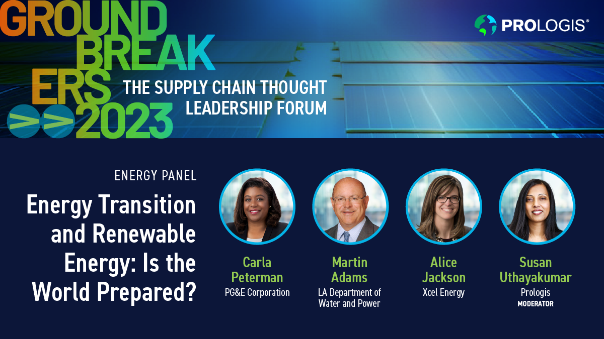 Ground breakers 2023 energy panel: Energy Transition and Renewable Energy: Is the World Prepared?
