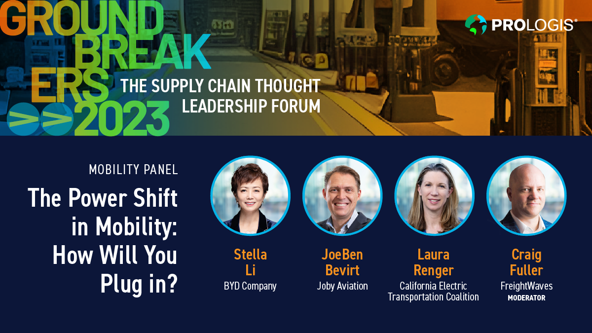 Ground breakers 2023 mobility panel: The Power Shift in Mobility: How Will You Plug in?