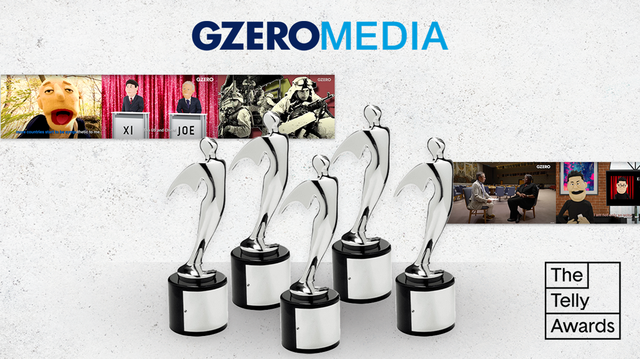 GZERO Media - 5 silver awards - The Telly Awards