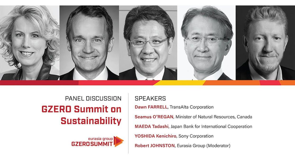 GZERO Summit on sustainability: COVID-19’s promise on ESG