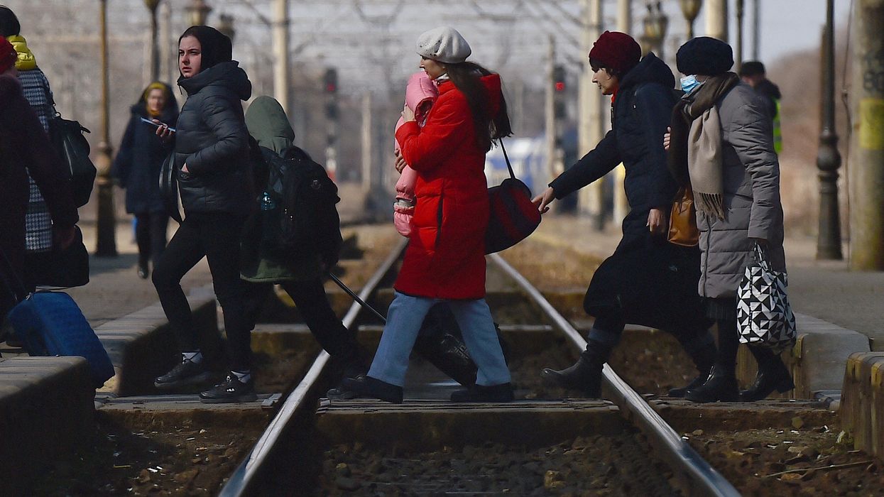 Hard Numbers: Displaced Ukrainians, pro-Russia parties banned, Japan invests in India, Mexico City’s new airport