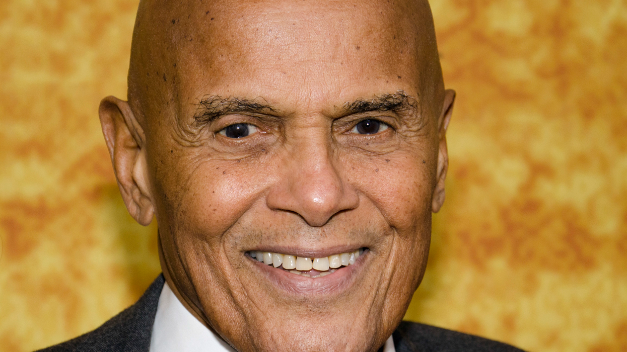 Harry Belafonte attends the “Sing Your Song” premiere in New York in 2011.