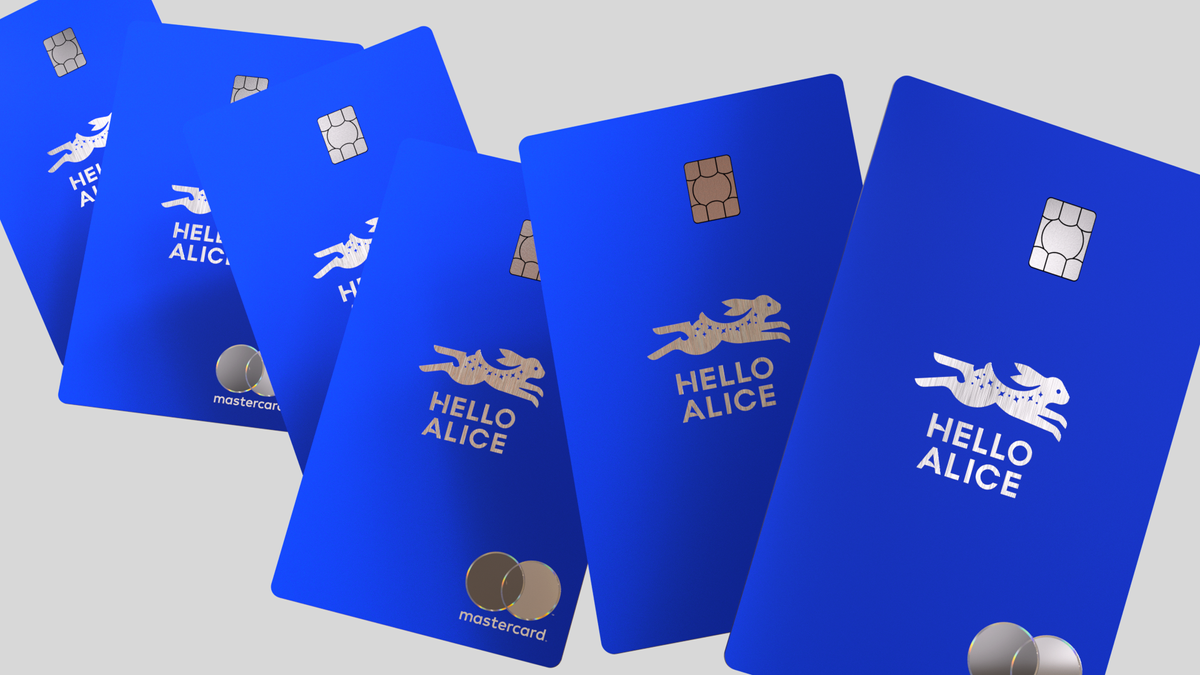  “Hello Alice Small Business Mastercard” offered as a traditional credit card & a secured card for credit-builders.