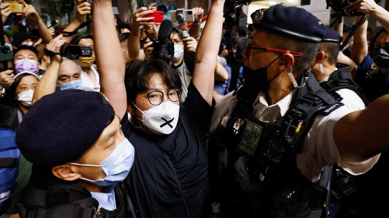 Hong Kongers arrested, British cucumber shortage, Japan’s dwindling population, deadly blaze in Bangladesh