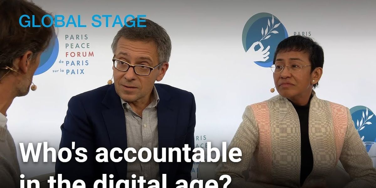 Stop AI disinformation with laws & lawyers: Ian Bremmer & Maria Ressa