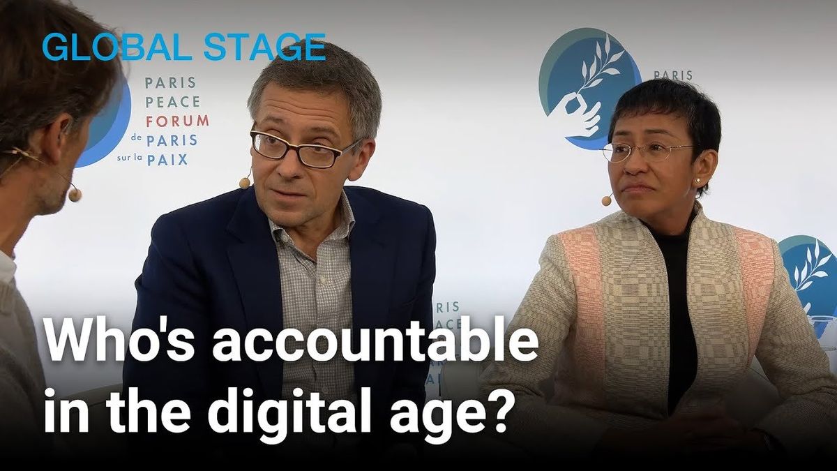 Stop AI disinformation with laws & lawyers: Ian Bremmer & Maria Ressa